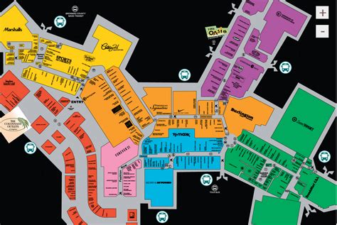 Center Map Featuring Breitling Company Store at Sawgrass 